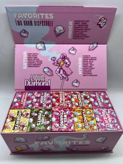 Pink Batch 2G Liquid Diamonds Disposable